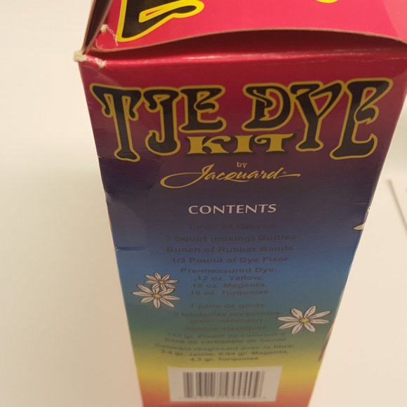 Jacquard Tie Dye Kit *INCOMPLETE: NO SODA ASH DYE FIXER * - Picture 7 of 14